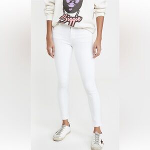 Agolde Sophie mid rise white jeans
